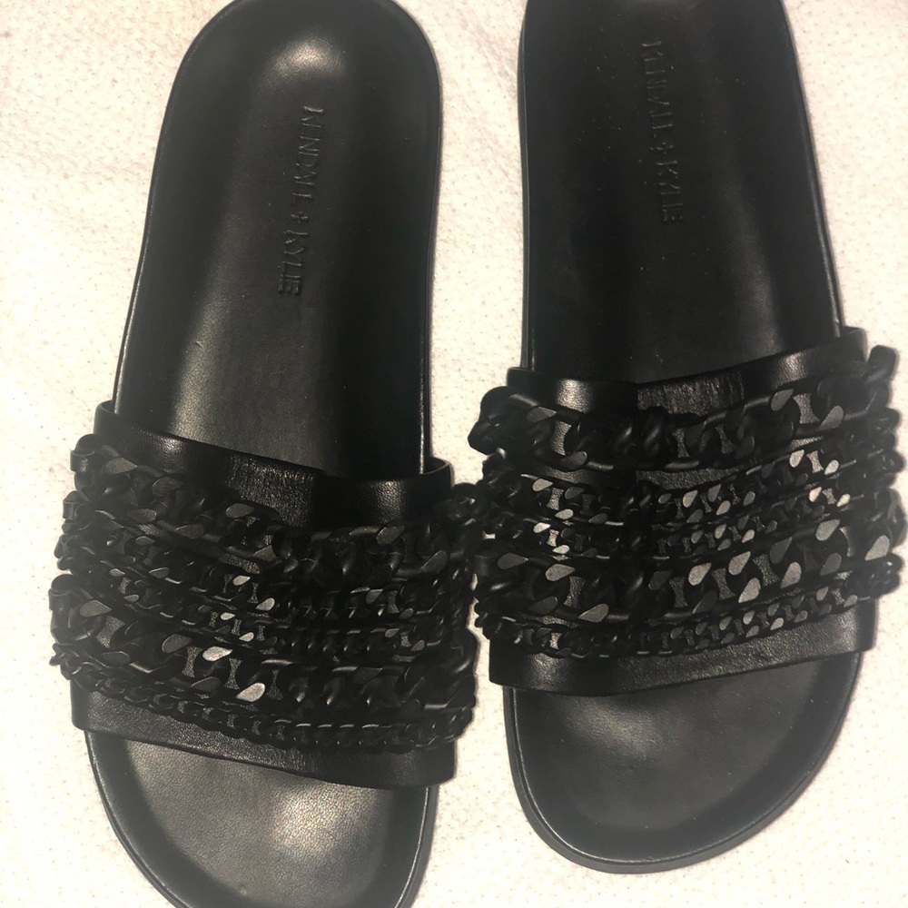 Kendall + Kylie chain link pool slides